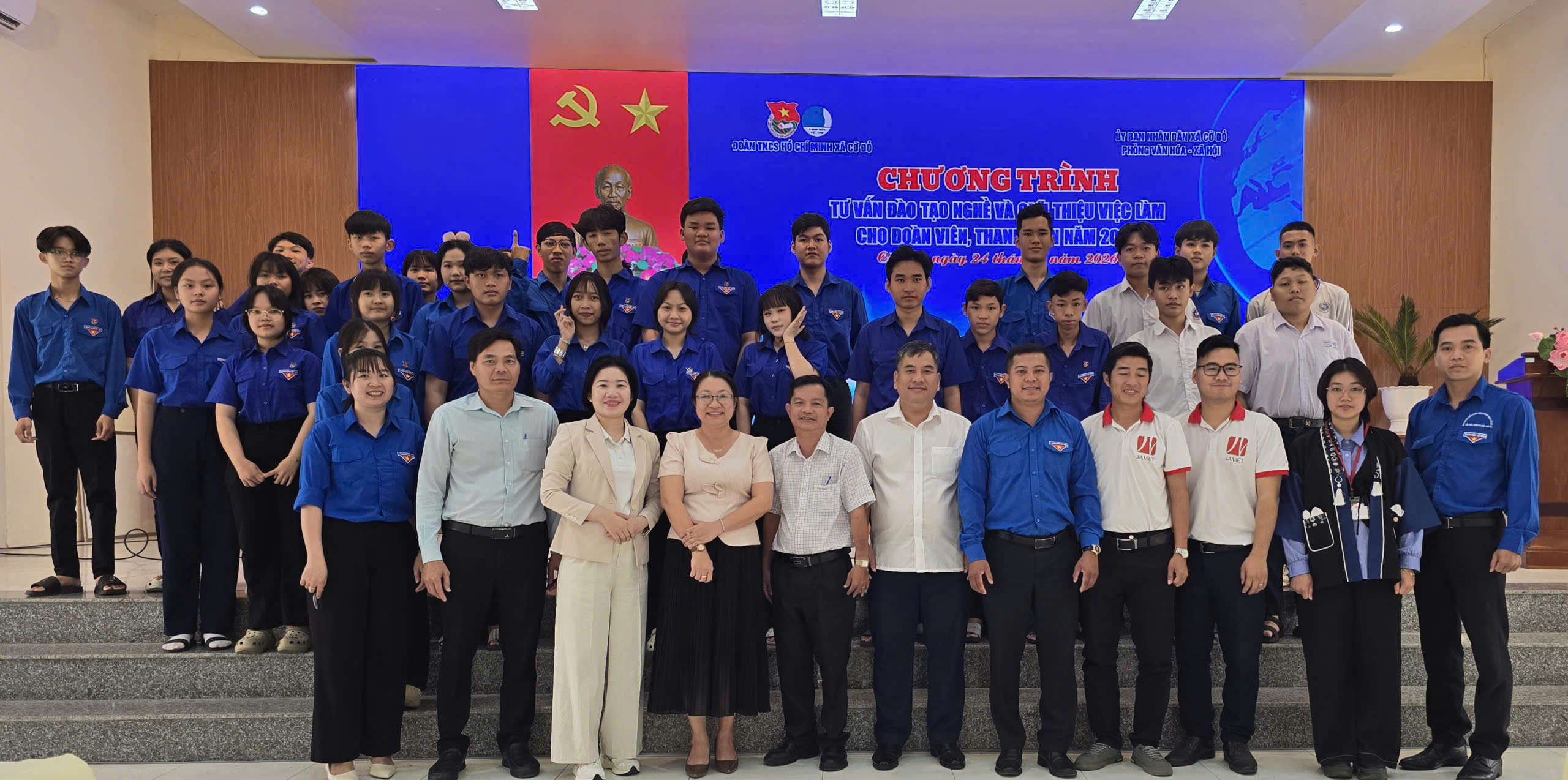  Ja Việt tham gia tư vấn đào tạo nghề và giới thiệu việc làm cho đoàn viên, thanh niên tại Xã Cờ Đỏ - Cần Thơ