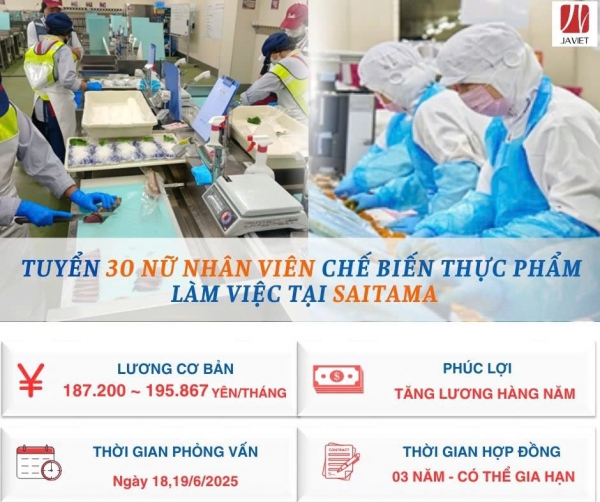 Chế biến thực phẩm - Saitama