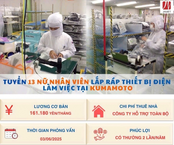 Lắp ráp thiết bị điện - Kumamoto