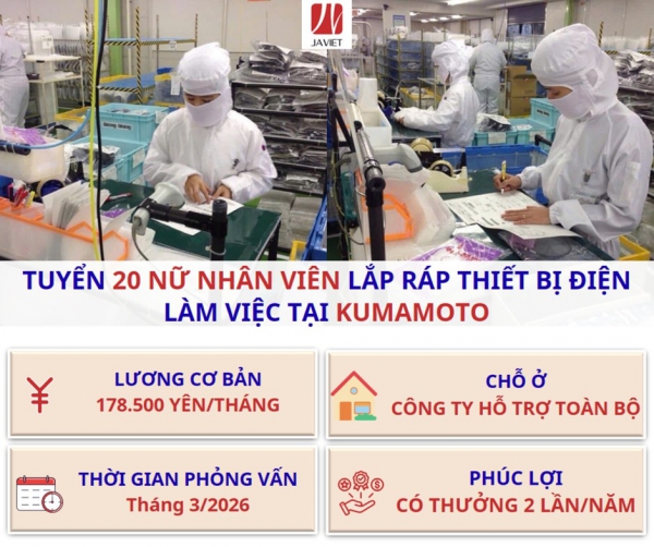 Lắp ráp thiết bị điện - Kumamoto